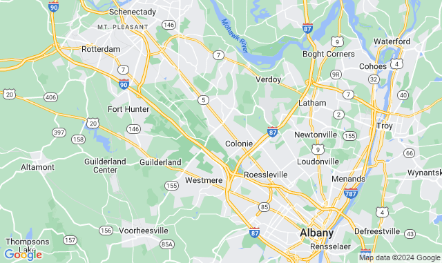 Map of Service Partners Branch at 8 Selina Drive, Colonie, NY 12205